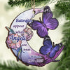 Butterflies Appear When Angels Are Near - Personalized Custom Wood Shaped Christmas Ornament - Memorial Gift, Sympathy Gift, Christmas Gift