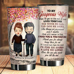 Custom Name Romantic Gifts for Wife - Personalized Tumbler