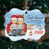 That Led Me Straight To You - Personalized Custom Benelux Shaped Wood Christmas Ornament - Gift For Couple, Husband Wife, Anniversary, Engagement, Wedding, Marriage Gift, Christmas Gift