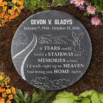 Custom Name Memorial Angel Garden Decor - Personalized Memorial Stone