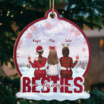 Custom Name Christmas Gifts for Sisters - Personalized Ornament