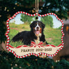 Forever Loyal Forever Loved - Personalized Custom Benelux Shaped Wood Photo Christmas Ornament - Upload Image, Memorial Gift, Sympathy Gift, Christmas Gift