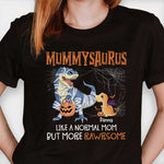Funny Halloween Mummy Dinosaur Mom Gifts - Apparel