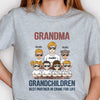 Grandma Grandchildren Best Partner In Crime For Life - Personalized Unisex T-shirt, Hoodie, Sweatshirt - Gift For Grandma, Grandparents