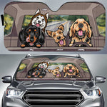 Custom Pet Name Dog Lover Gifts - Personalized Auto Sunshade