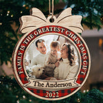 Custom Photo Family Christmas Gifts - Personalized Ornament