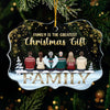 The Greatest Christmas Gift Ever Is Family - Personalized Custom Benelux Shaped Acrylic Christmas Ornament - Gift For Family, Christmas Gift