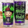 Some Girls Are Just Born With The Magic In Their Souls - Personalized Tumbler - Gift For Yourself, Halloween Gift