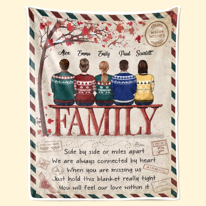 Custom Name Christmas Gifts for Brothers - Personalized Blanket