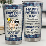 Custom Funny Stepdad Father's Day Gifts - Personalized Tumbler