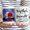 Together With You Is My Favorite Place To Be - Gift For Couples, Personalized Mug