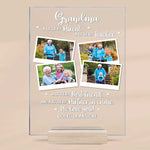 Custom Photo Grandma Gifts - Personalized Acrylic Plaque