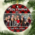 Custom Family Photo Christmas Gifts - Personalized Ornament