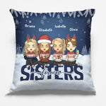 Custom Name Christmas Gifts for Sisters - Personalized Pillow