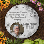 Custom Photo Memorial Garden Decor - Personalized Memorial Stone