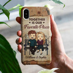 Custom Name Romantic Couple Gifts - Personalized Phone Case