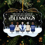 Custom Name Family Christmas Gifts - Personalized Ornament