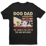 Custom Name Dog Dad Gifts for Men - Personalized Apparel