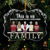 The Greatest Christmas Gift In Life Is Family - Personalized Custom Benelux Shaped Acrylic Christmas Ornament - Gift For Family, Christmas Gift