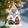 S'embêter l'un l'autre Et Toujours Devenir Plus Fort - French Personalized Custom Christmas Tree Shaped Acrylic Christmas Ornament - Gift For Couple, Husband Wife, Anniversary, Engagement, Wedding, Marriage Gift, Christmas Gift