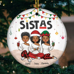 Custom Name Christmas Gifts for Sisters - Personalized Ornament