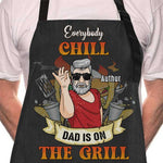 Custom Name Funny Dad Grill Gifts - Personalized Apron
