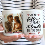 Custom Photo Romantic Couple Gifts - Personalized Mugs