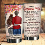 Custom Name Love Gifts for Wife - Personalized Tumbler