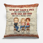 Custom Name Funny Sage and Hood Friend Gifts - Personalized Pillow
