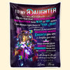 Never Feel That You're Alone - Family Blanket - Christmas Gift For Mother From Daughter