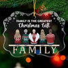 The Greatest Christmas Gift In Life Is Family - Personalized Custom Benelux Shaped Acrylic Christmas Ornament - Gift For Family, Christmas Gift