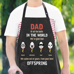 Custom Name Funny Gifts for Dad - Personalized Apron