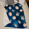 Colorful Life - Personalized Custom Blanket - Upload Image, Gift For Family, Christmas Gift