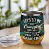 The Best Memories Are Made While Camping - Gift For Camping Couples, Personalized Wine Tumbler