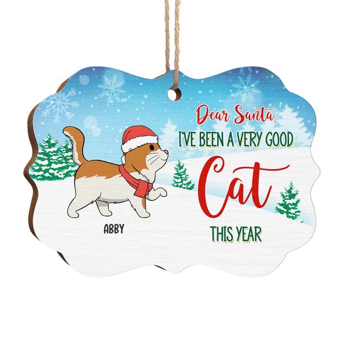We Have Been Good Cats  - Personalized Custom Benelux Shaped Wood Christmas Ornament - Gift For Pet Lovers, Christmas Gift