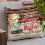 Custom Name Book Lover Gifts for Women - Personalized Pillow