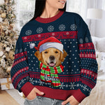 Custom Name Christmas Dog Gifts for Dog Lovers - Personalized Sweatshirt