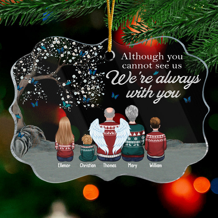 Custom Name Memorial Christmas Gifts for Family - Personalized Ornament