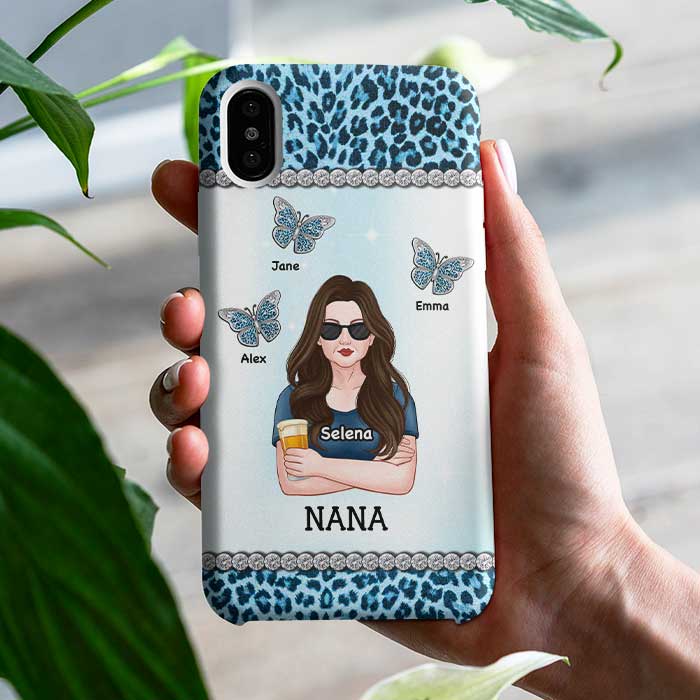 Custom Name Grandma Gifts for Grandmothers - Personalized Phone Case