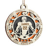 Sport Series Hockey - Sports Personalized Custom Ornament - Wood Round Shaped - Christmas Gift For Sport Lovers, Sport Players