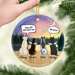 Custom Name Pet Memorial Christmas Gifts - Personalized Ornament