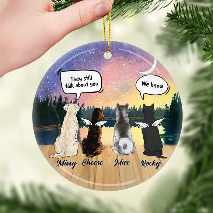 Custom Name Pet Memorial Christmas Gifts - Personalized Ornament