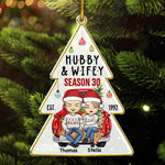 Custom Name Husband Wife Christmas Gifts - Personalized Ornament