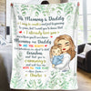 Our Adventures Are About To Start - Family Personalized Custom Baby Blanket - Baby Shower Gift, Gift For First Mom