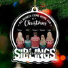 This Is Us - Our Life, Our Story, Our Home - Family Personalized Custom Ornament - Acrylic Snow Globe Shaped - Christmas Gift For Siblings, Brothers, Sisters, Cousins