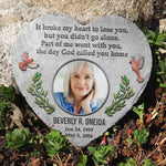 Custom Photo Memorial Garden Decor - Personalized Memorial Stone
