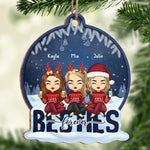 Custom Name Christmas Gifts for Sisters - Personalized Ornament