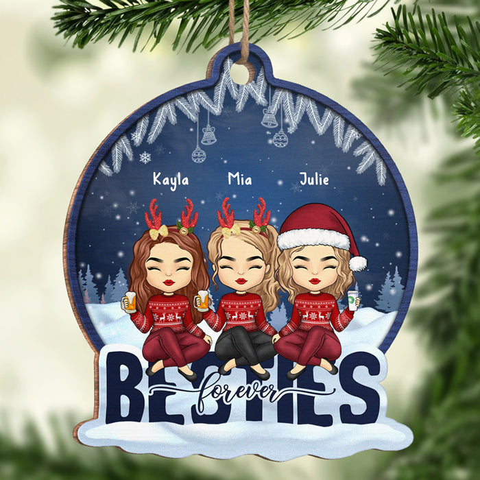 Custom Name Christmas Gifts for Sisters - Personalized Ornament
