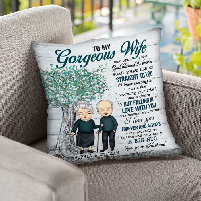 Custom Name Love Gifts for Wife - Personalized Pillow