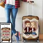 Custom Name Funny Anniversary Gifts for Couples - Personalized Luggage Cover